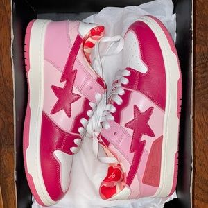 PINK BAPESTA SK8